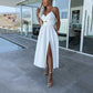 👗Summer New💕Women’s Spaghetti Straps High Slit Dress