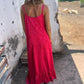 Women's Printed Spaghetti Strap Maxi Dress
