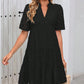 👗Summer New💃Women's V-Neck A-Line Cutout Printed Dress