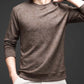 Men's Loose Round Neck Bottom Long Sleeve T-shirt