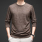 Men's Loose Round Neck Bottom Long Sleeve T-shirt