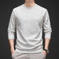 Men's Loose Round Neck Bottom Long Sleeve T-shirt