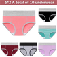 🔥Buy 5 Get 5 Free🔥Cotton Breathable Moisture-absorbing Antibacterial Underwear