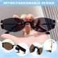 ✨2025 New Trend✨Women's Retro Oval Narrow Frame Sunglasses