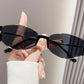 ✨2025 New Trend✨Women's Retro Oval Narrow Frame Sunglasses