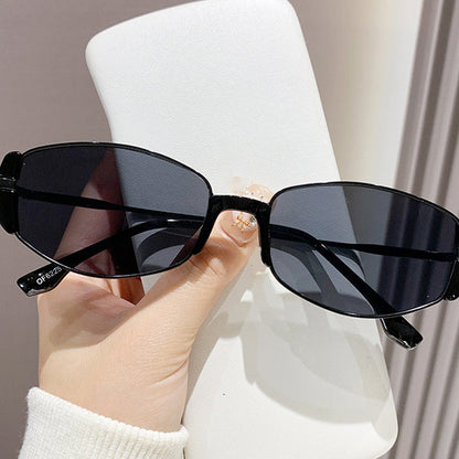✨2025 New Trend✨Women's Retro Oval Narrow Frame Sunglasses