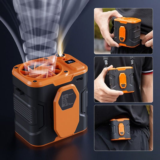 ✨Summer New✨Portable Super Cooling Waist Hanging Fan