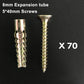 🔥Hot Sale🔥Upgraded Serrated Iron Expansion Screw