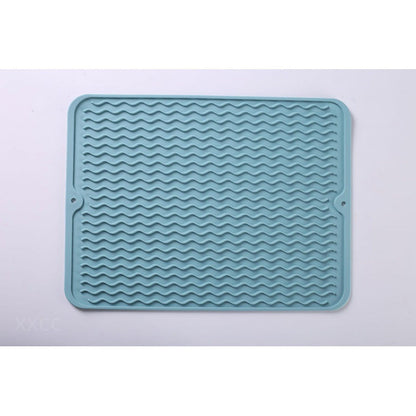 ✨Kitchen Essentials💦Kitchen Silicone Non-Slip Insulated Draining Mat