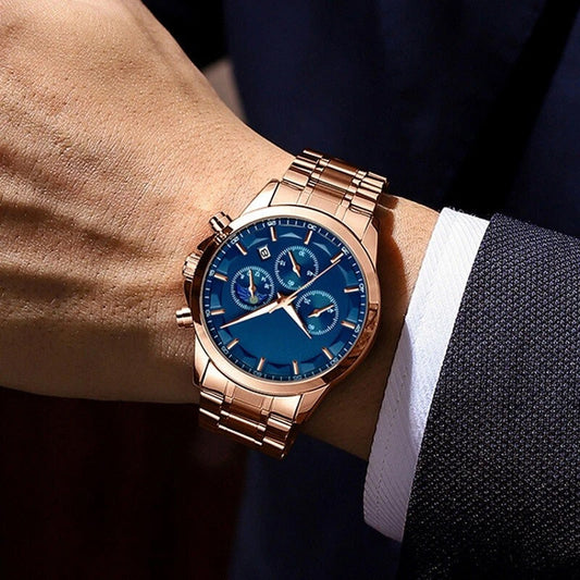 Men’s Quartz Stainless Steel Watch