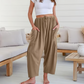 Women's Solid Color Wide Leg Pants