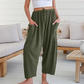 Women's Solid Color Wide Leg Pants