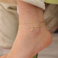 💕Buy 1 Get 1 Free💕Layered Gold Ankle Bracelet for Women