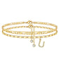 💕Buy 1 Get 1 Free💕Layered Gold Ankle Bracelet for Women
