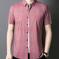 🔥2025 New Arrival🔥Men's Cooling Plaid Short Sleeve Button-Down Shirt