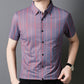 🔥2025 New Arrival🔥Men's Cooling Plaid Short Sleeve Button-Down Shirt