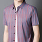 🔥2025 New Arrival🔥Men's Cooling Plaid Short Sleeve Button-Down Shirt