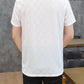 Men's Diamond Check Embossed Top