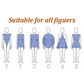 Women's Casual V-Neck Long Dress with Pockets & Slit Hem