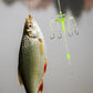 Outdoor Fluorescent Floating Fishing Set with 5 Barbed Hooks