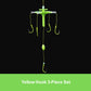 Outdoor Fluorescent Floating Fishing Set with 5 Barbed Hooks