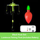 Outdoor Fluorescent Floating Fishing Set with 5 Barbed Hooks