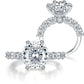 💍Gift For You | 5 Carat Moonlight Sterling Silver Moissanite Ring