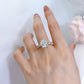 💍Gift For You | 5 Carat Moonlight Sterling Silver Moissanite Ring
