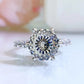💍Gift For You | 5 Carat Moonlight Sterling Silver Moissanite Ring