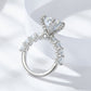 💍Gift For You | 5 Carat Moonlight Sterling Silver Moissanite Ring