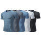 Men's Comfortable Breathable Quick Dry Crew Neck Short Sleeve Top