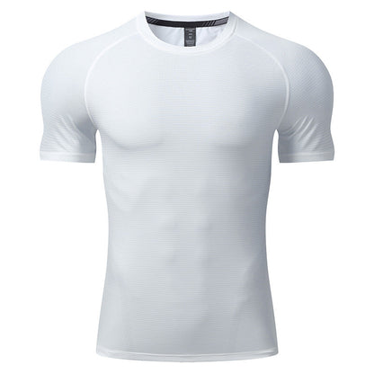 Men's Comfortable Breathable Quick Dry Crew Neck Short Sleeve Top
