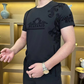 Men's Casual Business Round Neck Short Sleeve T-Shirt