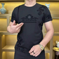 Men's Casual Business Round Neck Short Sleeve T-Shirt