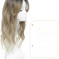 Wavy Clip-In Hair Topper with Bangs for Thinning Hair