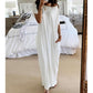 👗New Arrival🔥Women's Summer Casual Loose Solid Color Short-Sleeve Long Dress