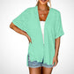 🌊2026 New Stylish Flowy Short Sleeve Cardigan