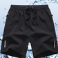Men's Summer Elastic Shorts with Pockets