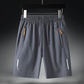 Men's Summer Elastic Shorts with Pockets