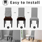 Universal Stretch One-Piece Chair Cover✨Waterproof and Stain Resistant