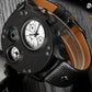 ⏳Time-limited Special⏰Men's Dual Time Zone Analog Watch with Compass