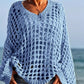 👚50% OFF NOW!❣️Women's Crochet Knit Top – Stylish Open-Knit, Relaxed Fit & Breathable ☀️