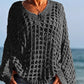 👚50% OFF NOW!❣️Women's Crochet Knit Top – Stylish Open-Knit, Relaxed Fit & Breathable ☀️