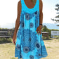 ⏳Time-Limited Special⏰Women Summer O-Neck Sleeveless Print Dress