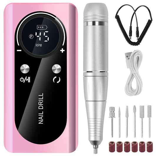Portable Rechargeable Nail Buffer & Polisher Set