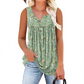 🥀Women's Printed Button Sleeveless Top