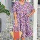 🎉Hot Sale 50% OFF🎉V-Neck Printed Midi Dress