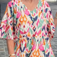 🎉Hot Sale 50% OFF🎉V-Neck Printed Midi Dress