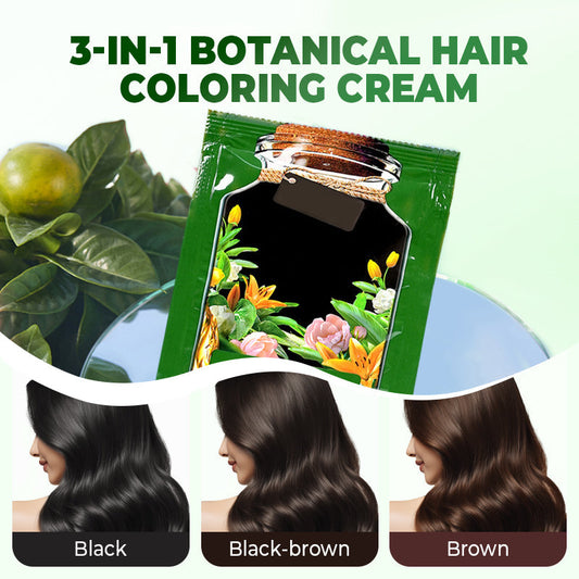 3-In-1 Botanical Hair Coloring Cream