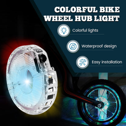 Colorful Bike Wheel Hub Light